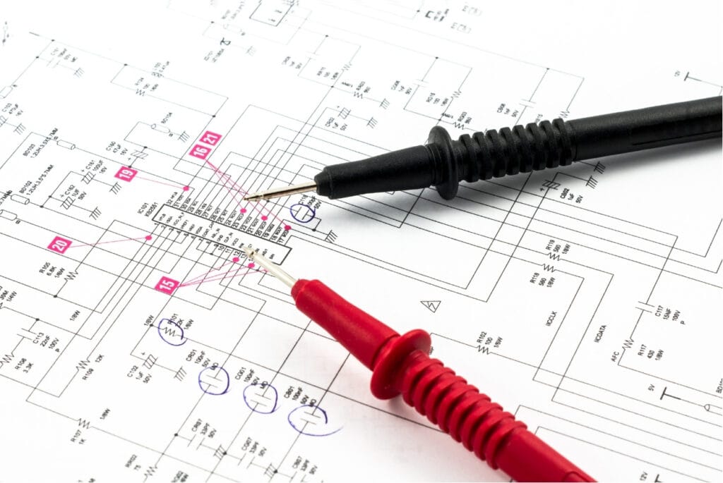 Esquema unifilar de una memoria técnica eléctrica